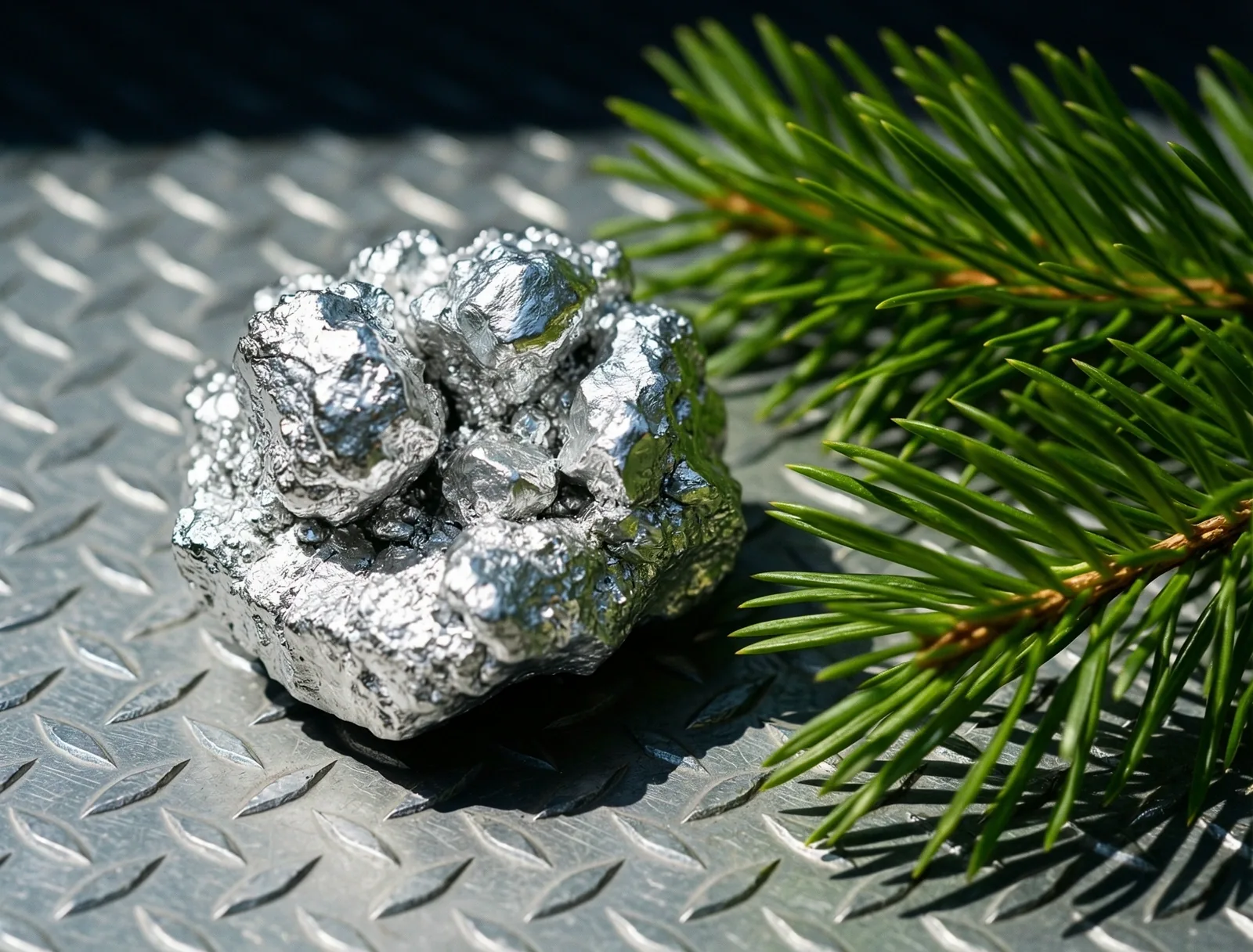 Naturalne minerały i botaniczne detale